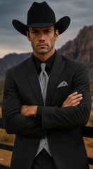 mens-1-button-peak-lapel-in-grey-cowboy-suit-country-wedding-suits