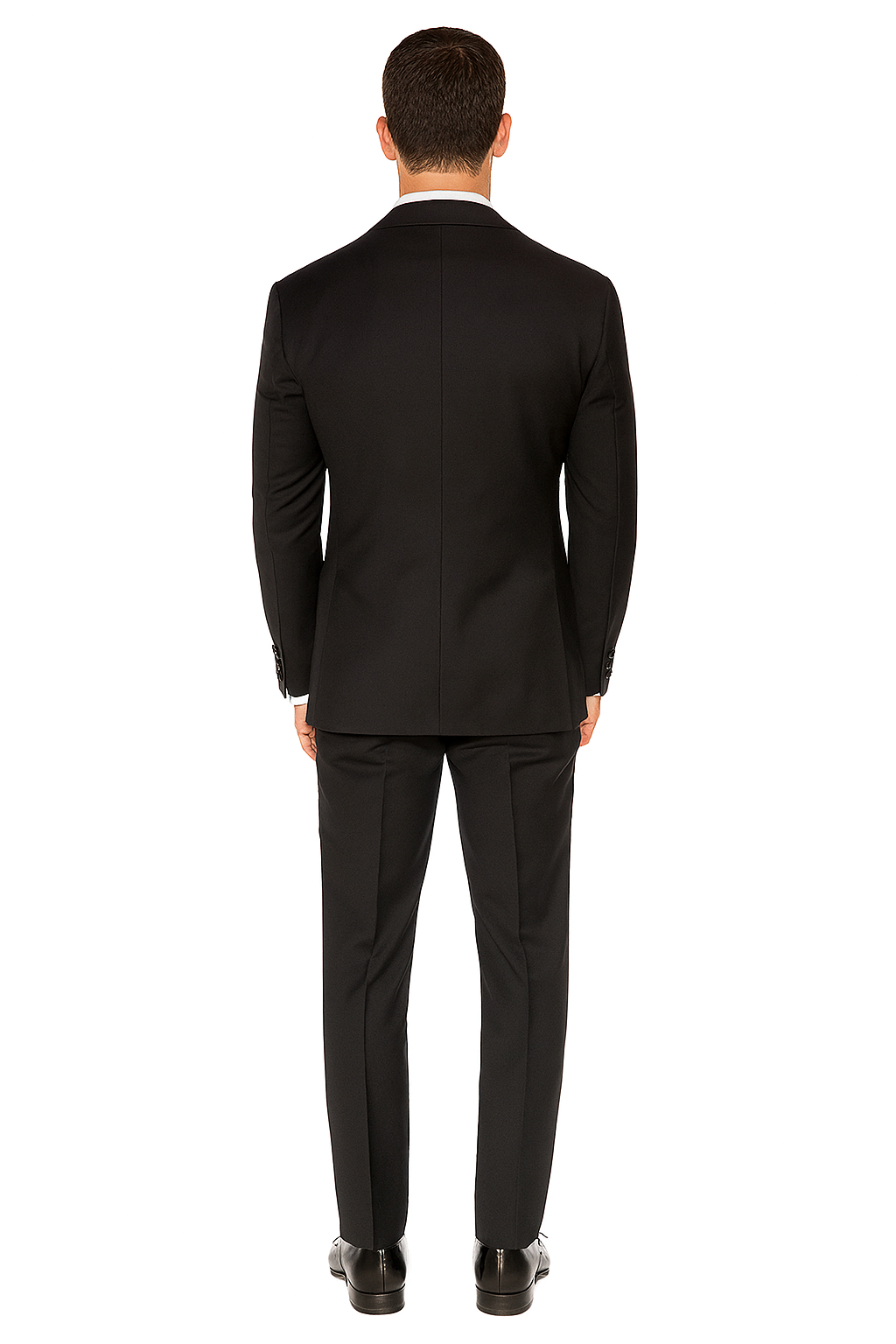 Mens 1 Button Slim Fit Shawl Tuxedo in Black - Mens Slim Fitted Tuxedo