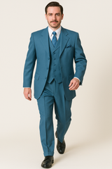 mens-6-button-double-breasted-vest-turquoise-suit