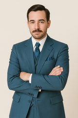 mens-6-button-double-breasted-vest-turquoise-suit