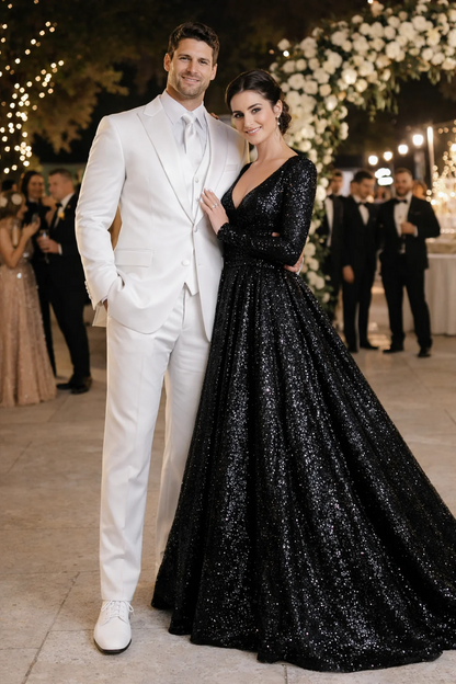 Mens Affordable 2 Button Classic Tuxedo in White