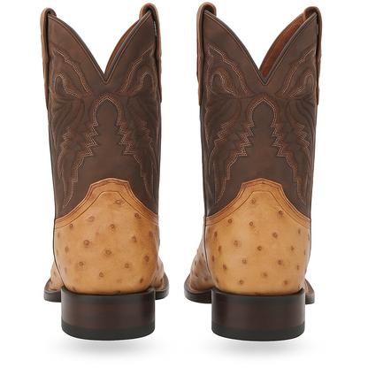 ALAMOSA FULL QUILL OSTRICH BOOT