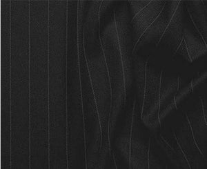 Harlem Nights Suits for Men - Mens Black Fine Pinstripe Suit 3 Piece Business Fit Vinci V2RS-7
