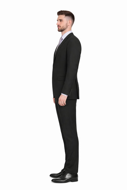 Slim Fit Tiglio Wool Suit – Modern Tailored Two-Piece Formal Suit
