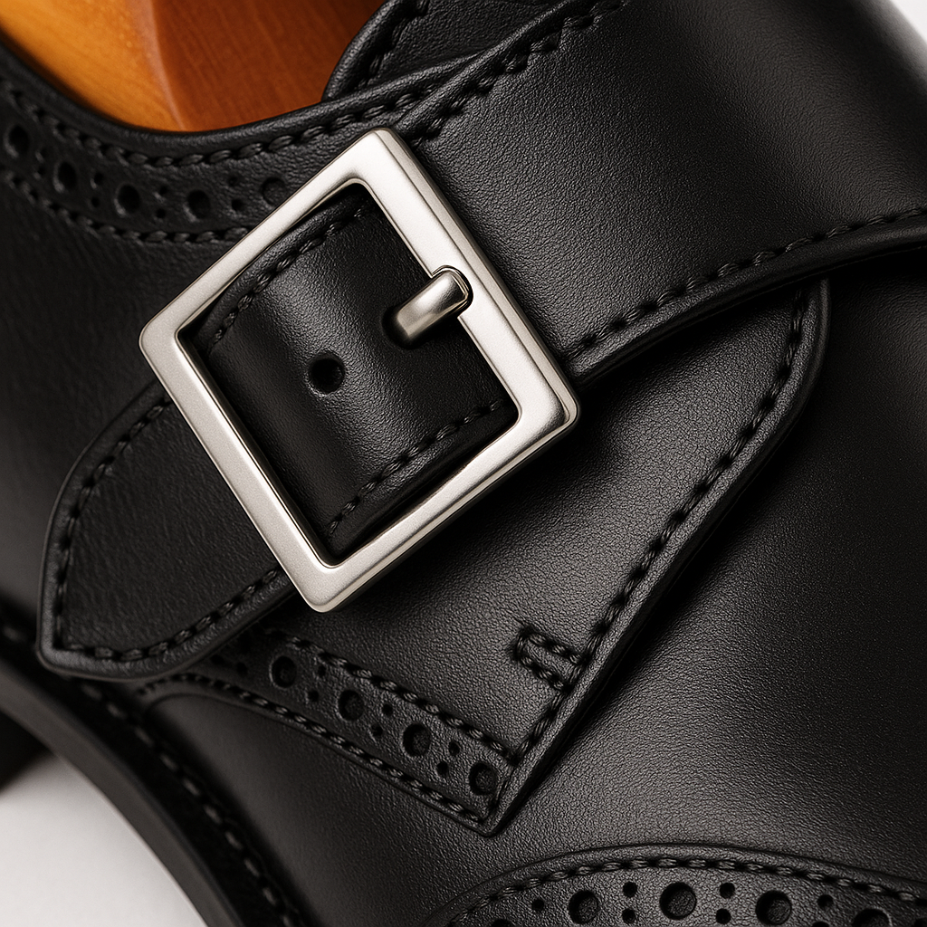 Burnished Wingtip Monk Strap KS099-710