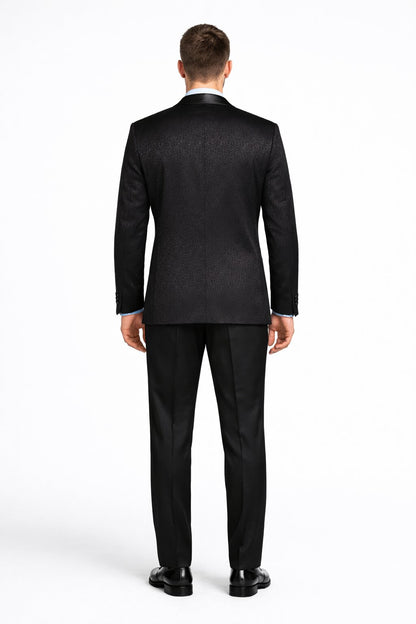 Mens Traditional Black Church Suit – Clean Classic Worship Look