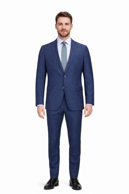 Slim Fit Tiglio Wool Suit – Modern Tailored Two-Piece Formal Suit
