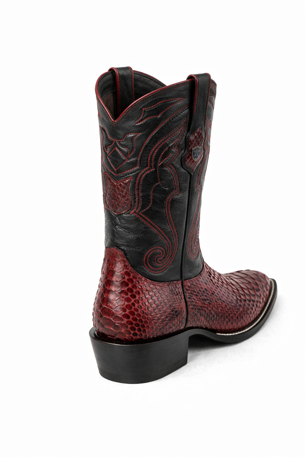 Men's Wild West Python Skin J Toe Boots 29957
