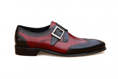 Burnished Wingtip Monk Strap KS099-710