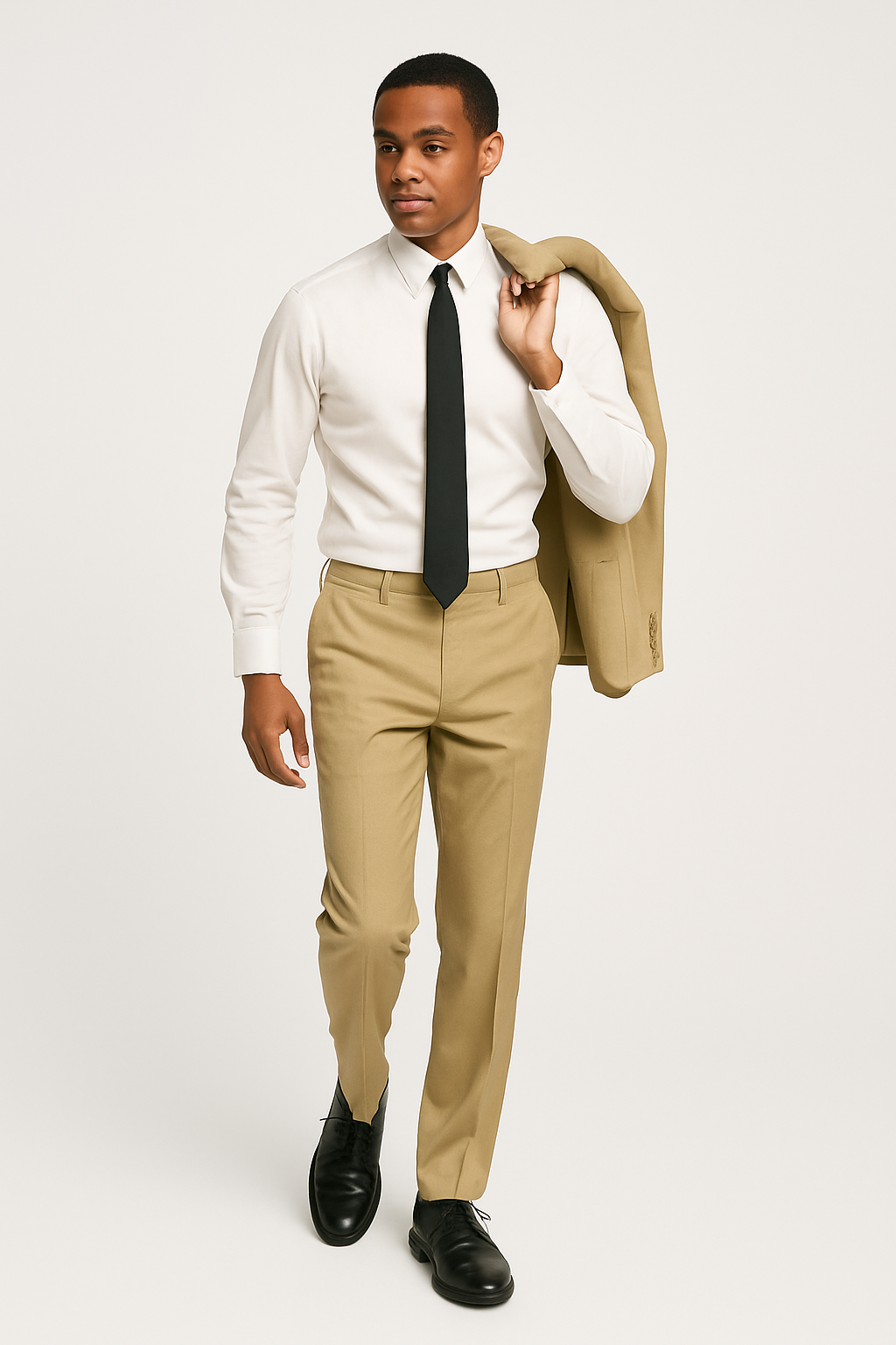 Mens Slim Fit Suit Beige
