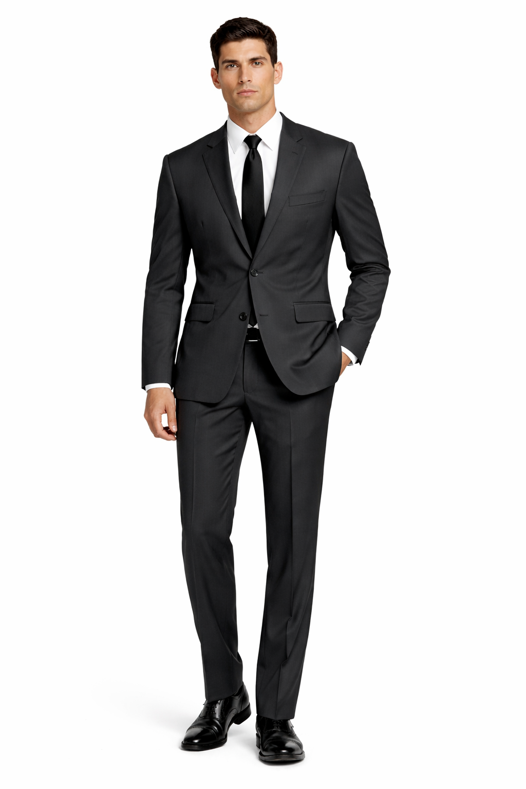 Mens Slim Fit Suit Charcoal