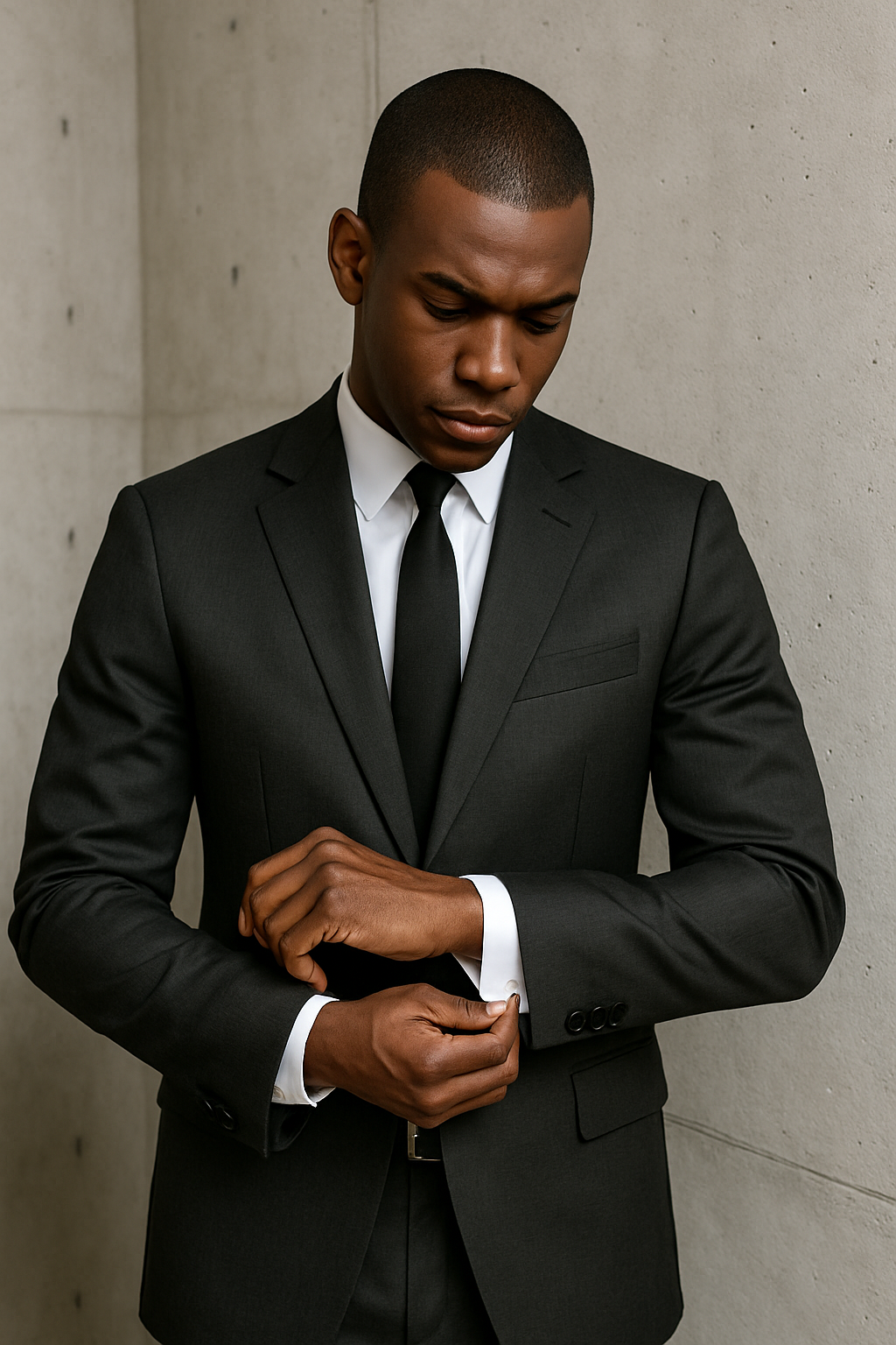 Mens Slim Fit Suit Charcoal