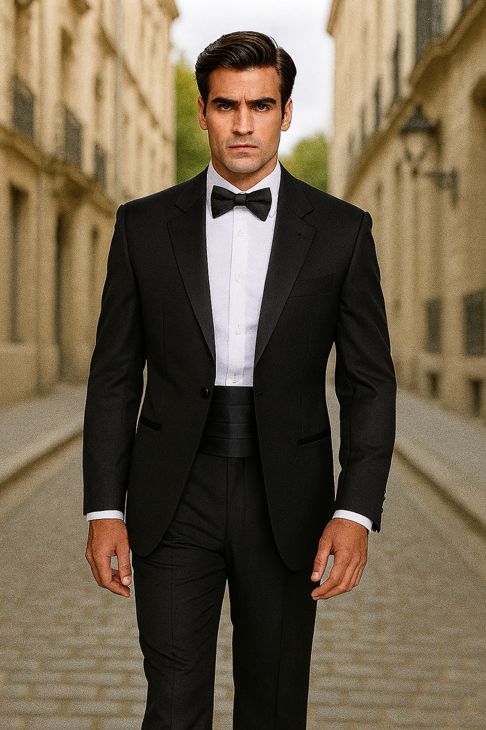 Mens Traditional Tuxedo Blazer in Black Color - Dinner Jacket - Why Rent Buy and Own $99