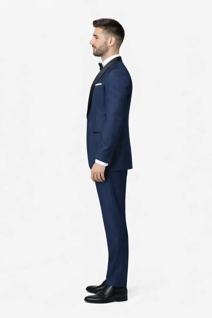 Mens Daniel Craig | James Bond | Navy Blue Tuxedo Costume.