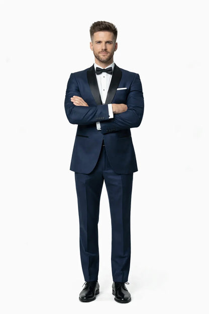 Mens Daniel Craig | James Bond | Navy Blue Tuxedo Costume.