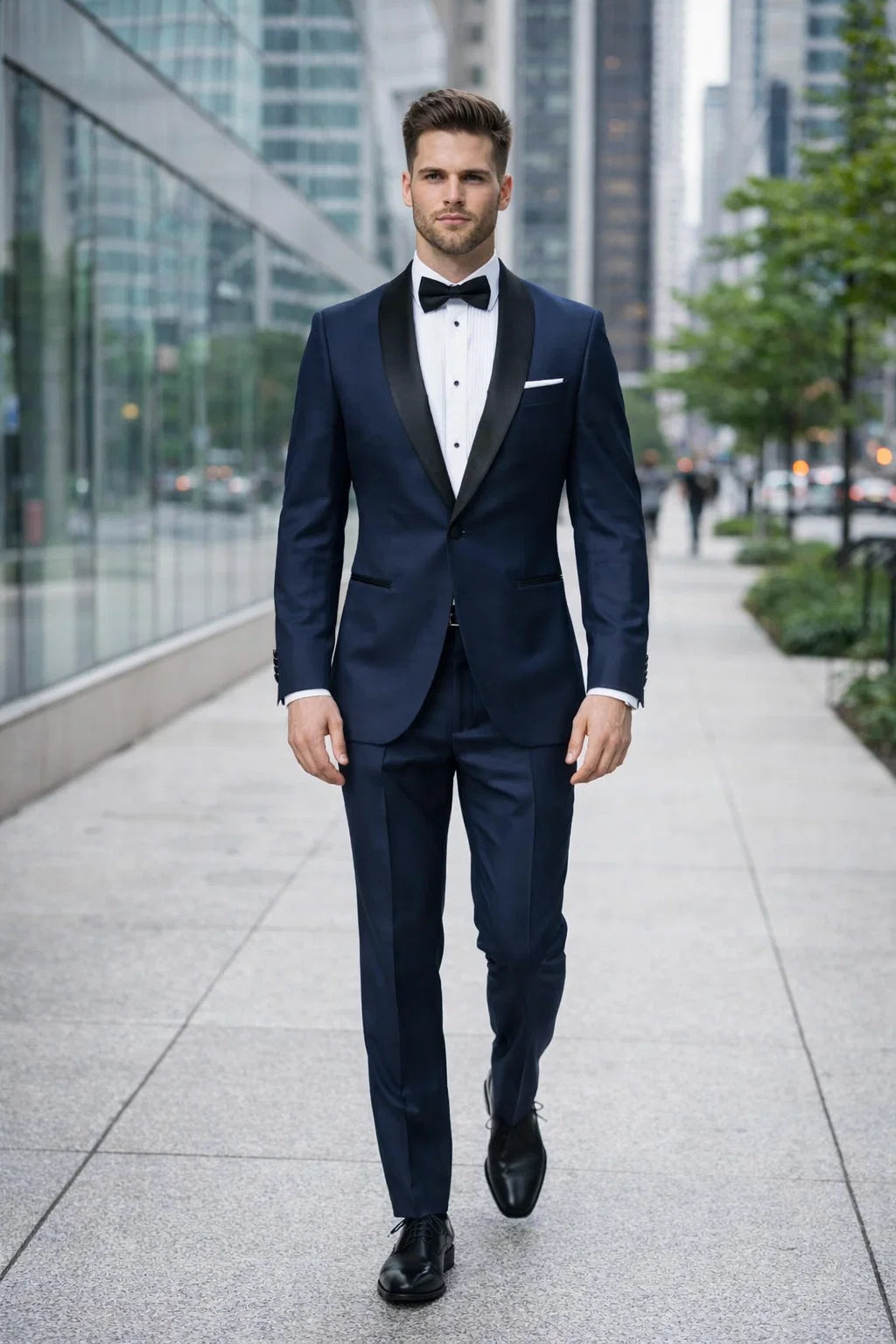 Mens Daniel Craig | James Bond | Navy Blue Tuxedo Costume.