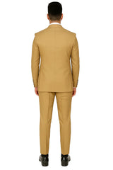 mens-designer-modern-fit-double-breasted-wool-suit-with-gold-buttons-in-khaki-camel-bronze-color-by-rossiman-brand