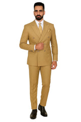 mens-designer-modern-fit-double-breasted-wool-suit-with-gold-buttons-in-khaki-camel-bronze-color-by-rossiman-brand