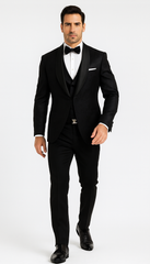 sophisticated-mens-black-floral-lace-tuxedo-designer-groom-attire
