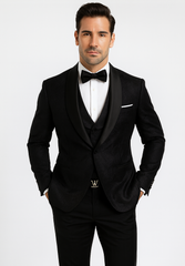 sophisticated-mens-black-floral-lace-tuxedo-designer-groom-attire