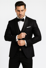 sophisticated-mens-black-floral-lace-tuxedo-designer-groom-attire