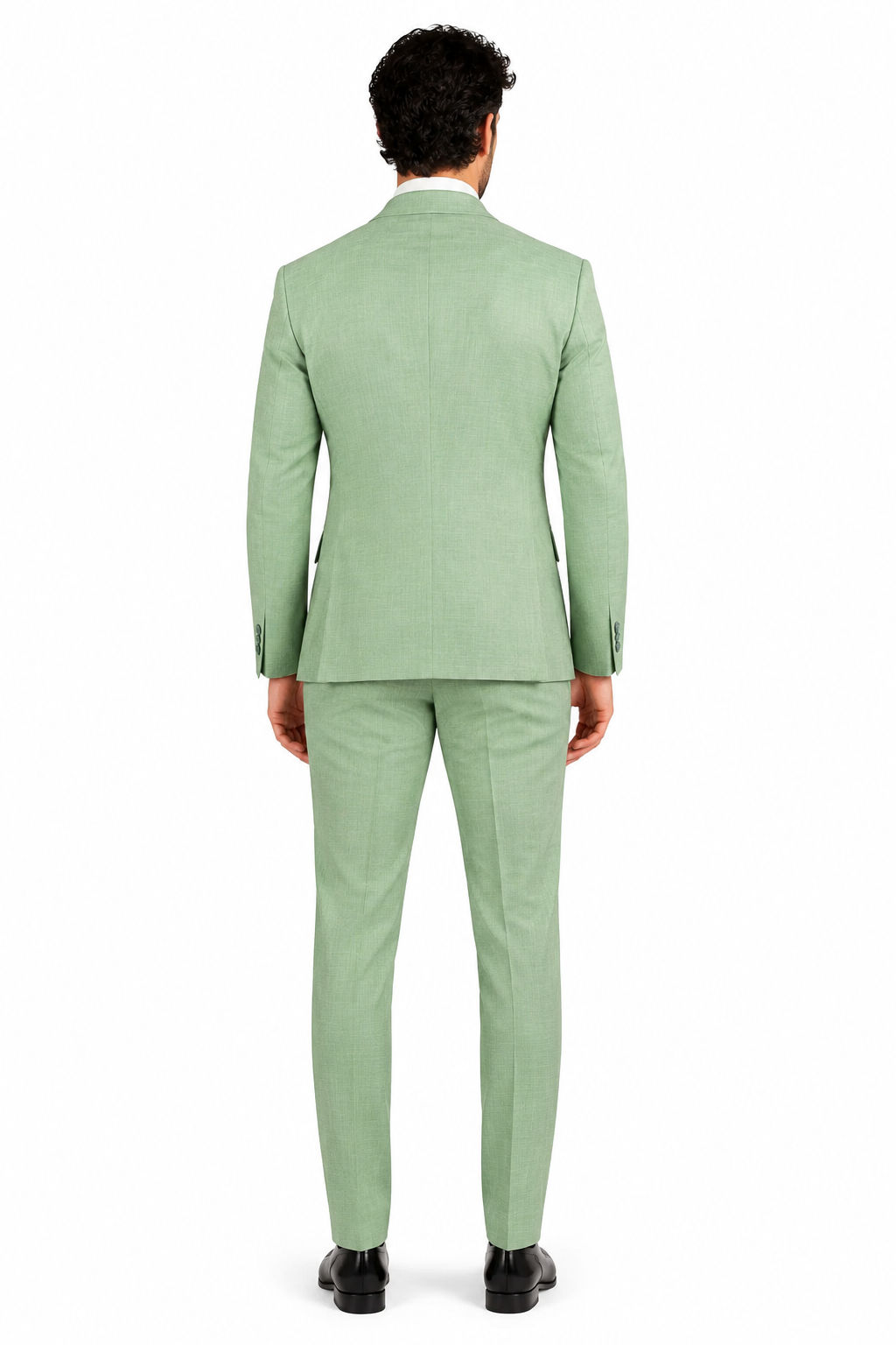Mens Easter Suit - Jacket and Pants in Summer Color Light Green Modern Fit Light Weight