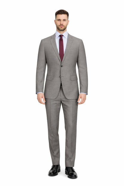 Slim Fit Tiglio Wool Suit – Modern Tailored Two-Piece Formal Suit
