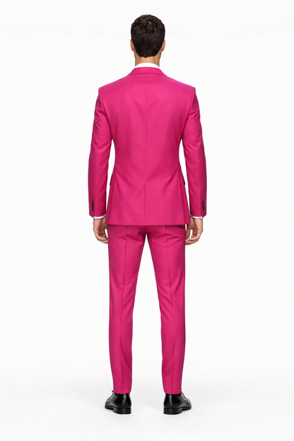 tux with hot pink dress Hot Pink Tuxedos, Suits, & Blazers