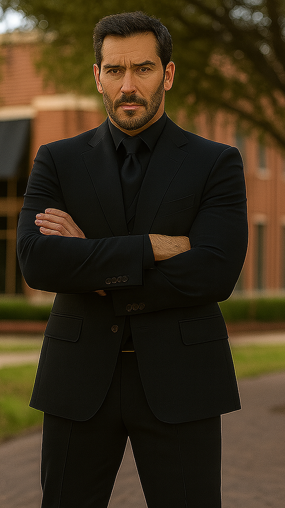 Mens John Wick Vested Black Suit Package + Shirt & Tie