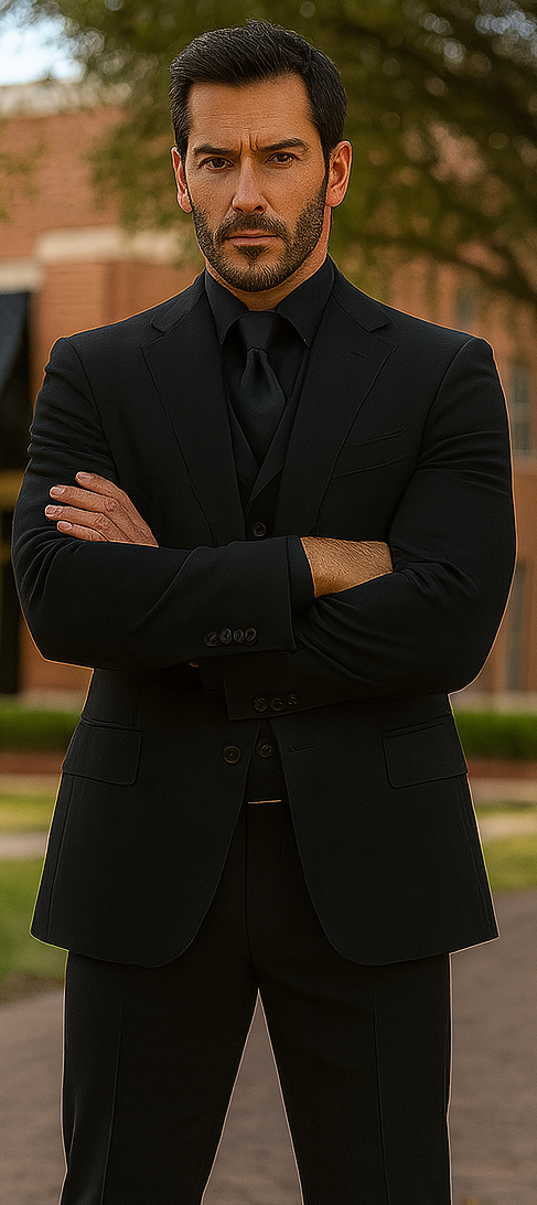 Mens John Wick Black Suit Jacket + Pants Shirt and Tie Package