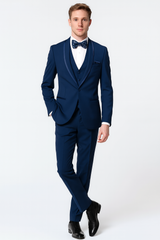 men-s-navy-blue-with-blue-trim-three-piece-tuxedo-with-satin-shawl-lapel-and-bow-tie-wedding-suit
