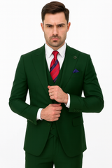 mens-one-button-peak-lapel-double-breasted-vest-wool-suit-in-hunter-green