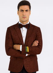mens-paisley-blazer-floral-pattern-rust-copper-color-and-black-mix-light-brown-color-tuxedo-dinner-jacket