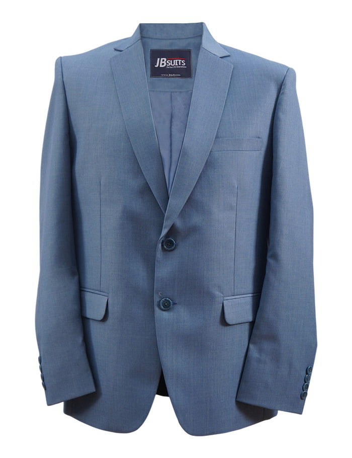 Men’s Pale Blue Blazer – Modern Fit Light Blue Sport Coat for Formal & Casual Wear