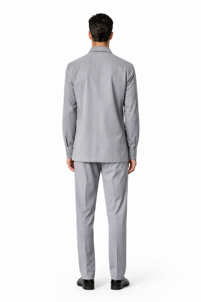 Men's Plain Long Sleeve Casual Walking Suit