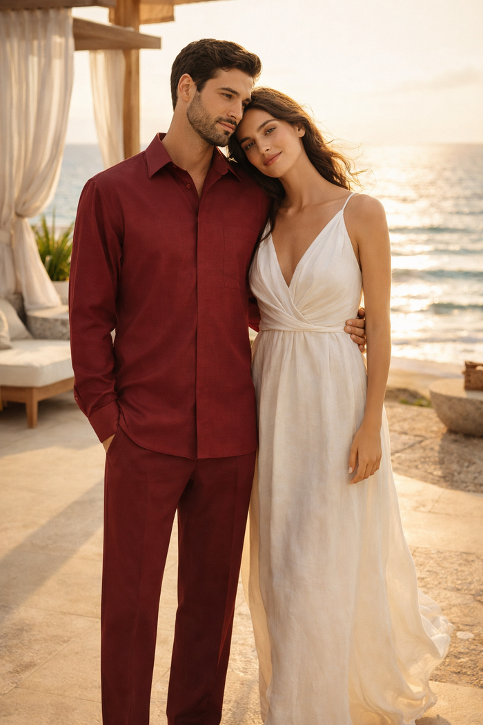 Men's Plain Long Sleeve Casual Walking Suit