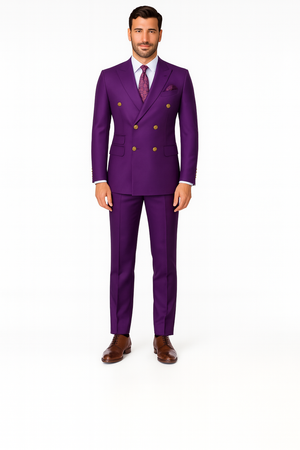 slim fit dress slacks Unique21 Blazer Dress, Luxe Stain Breasted Purple Blazer Dress 6