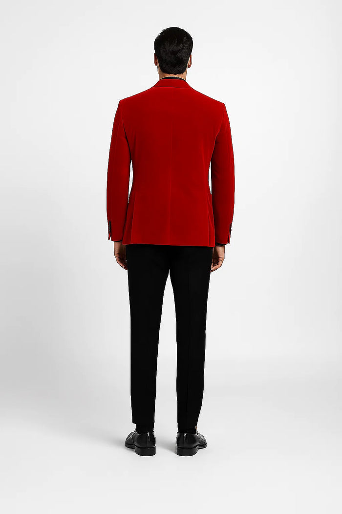 Men's Robert De Niro Casino Movie Blazer in Red