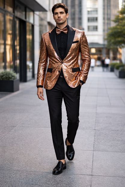 slim fit dress slacks Shop Rose Gold Embroidered Jodhpuri Suit 14718 Online main image 0