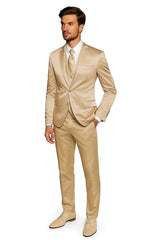 mens-shiny-blazer-tan-sateen-vested-suit