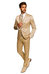 mens-shiny-blazer-tan-sateen-vested-suit