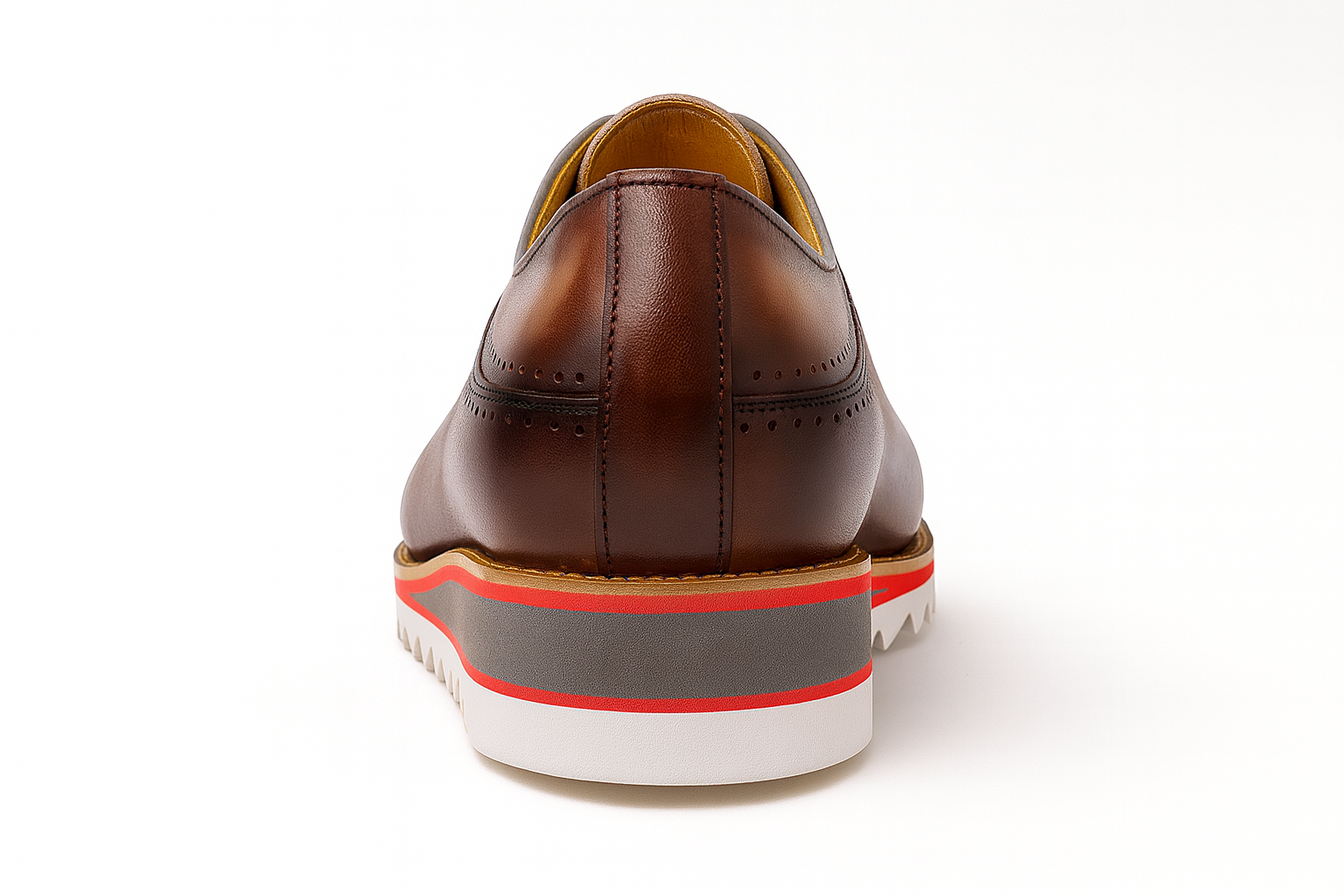 Stylish Two-Tone Brogue Oxford