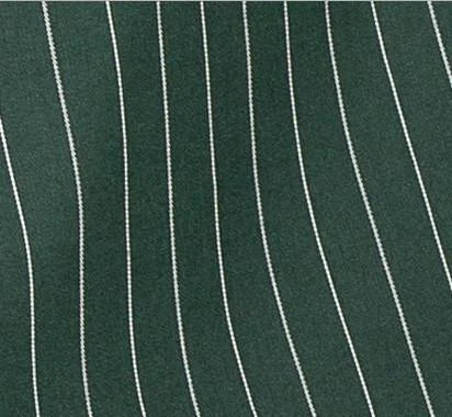 Men's Vested Suit 3 Piece Hunter Green Pinstripe F-V2RS9