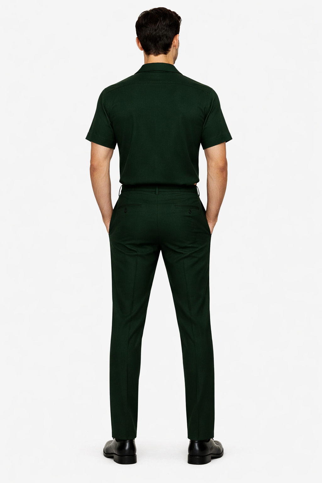 Mens Walking Suit in Color hunter green leisure suit casual Matching Shirt and Pants $99