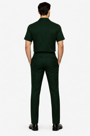 Mens Walking Suit in Color hunter green leisure suit casual Matching Shirt and Pants $99