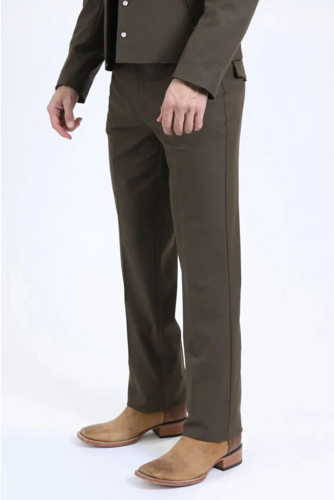 Men's Western Sport Suit - Brown