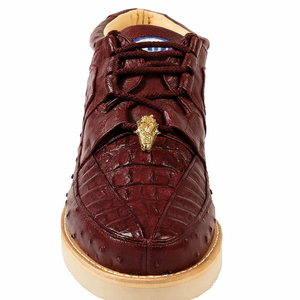 Men's Wild West Boots Caiman and Ostrich Skin Shoe 2ZA050206