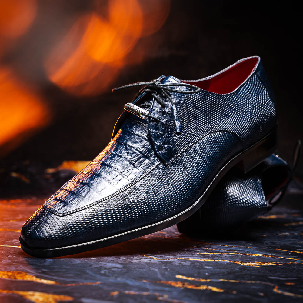 Marco Di Milano Merida Navy Leather Loafers