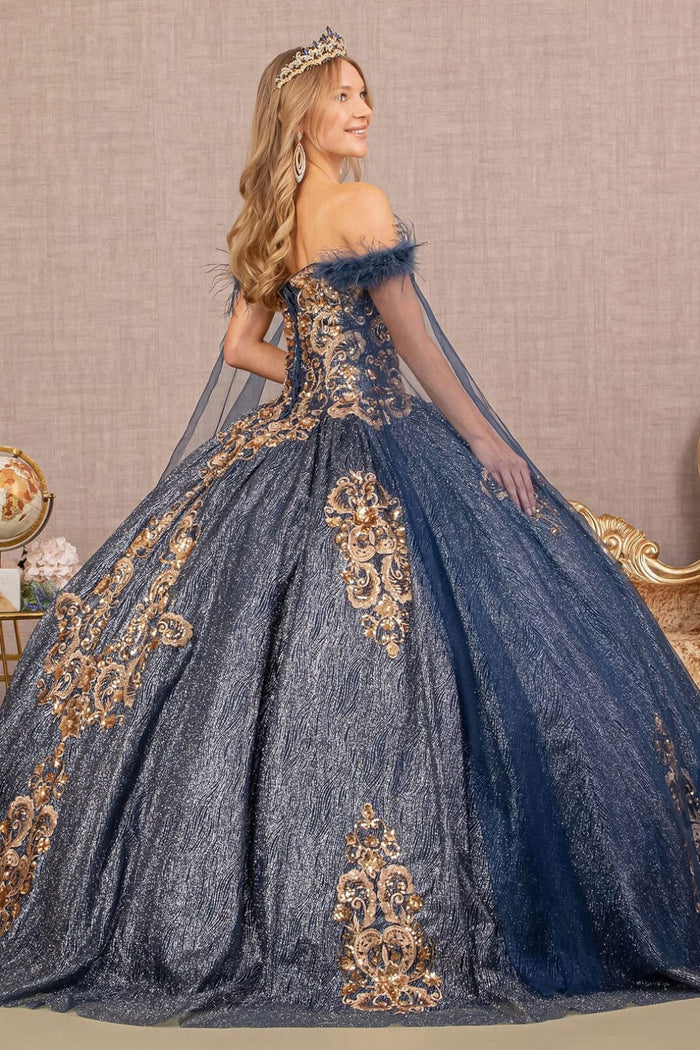 Metallic Ball Gown by Elizabeth KGL3107