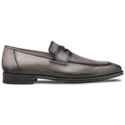Mezlan Avenue Rubber Sole Penny Loafers Dark Grey (20910)